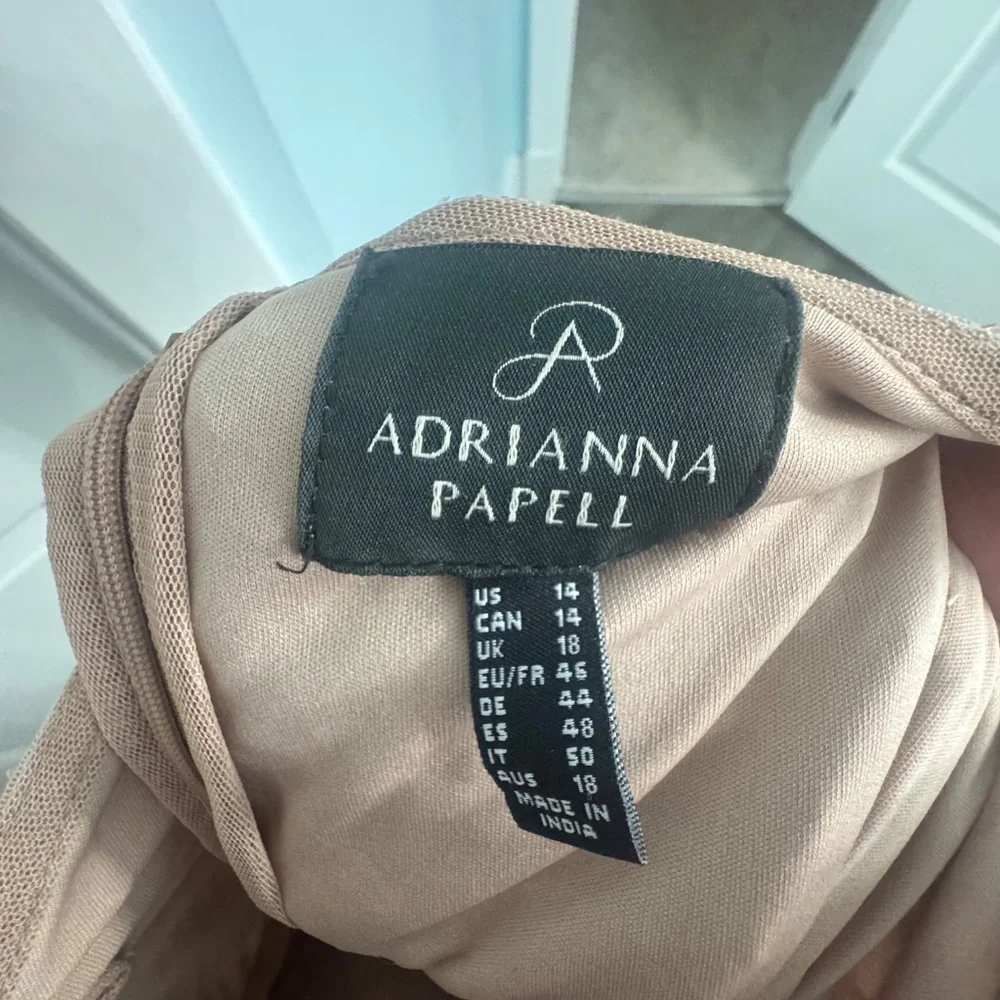 Adrianna Papell Size 14 Rose/blush sequins - Picture 10 of 10